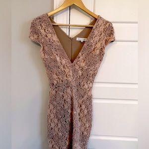 Dress the Population Blush Cocktail Dress